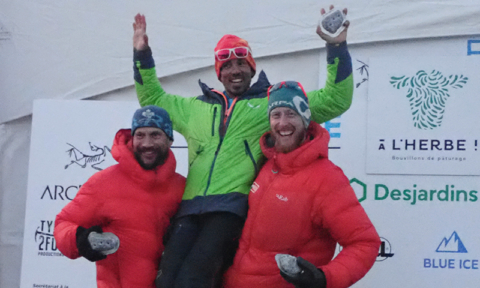 The Winners of the Exhibition / Pro Competition. (L-R) Nathan, Pierre, and Dennis.